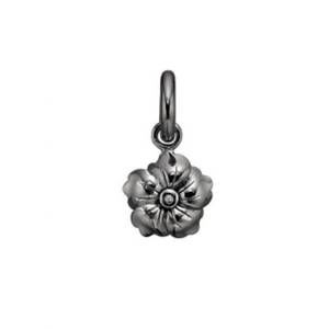 NEW STORY JEWELLERY women's rossetta dangle charm pendat in rhodium plate silver
